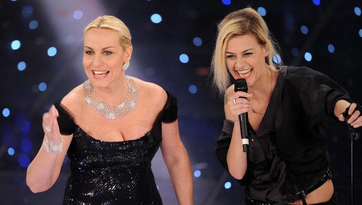 Antonella Clerici e Irene Grandi a Sanremo 2010