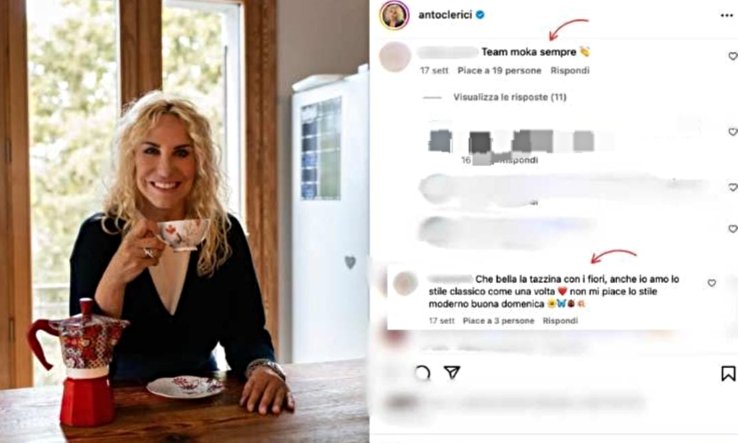 Post Instagram di Antonella Clerici