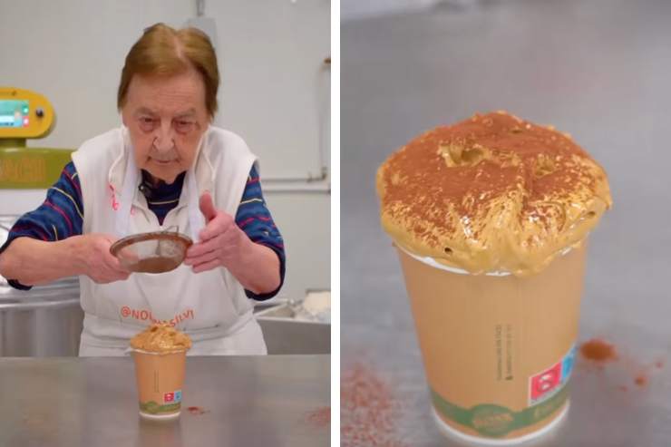 collage nonna silvi e crema al caffè