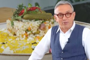 collage bruno barbieri e insalata di riso
