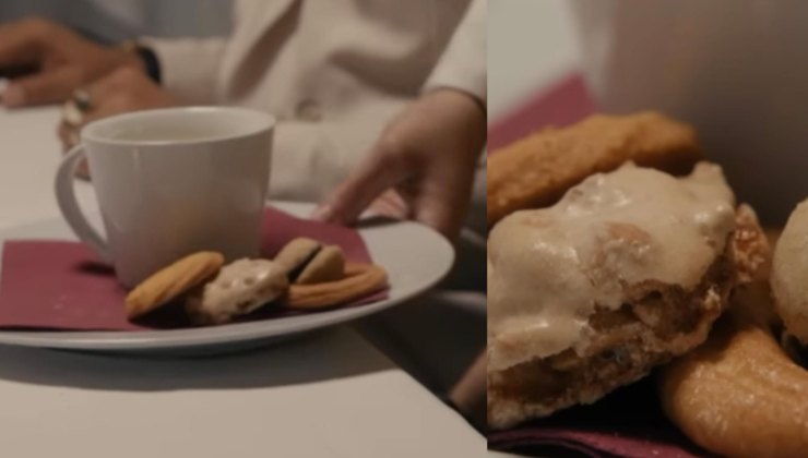 Un dessert preparato a 4 Ristoranti