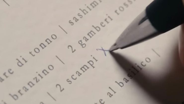 Angolo di un menù a 4 Ristoranti
