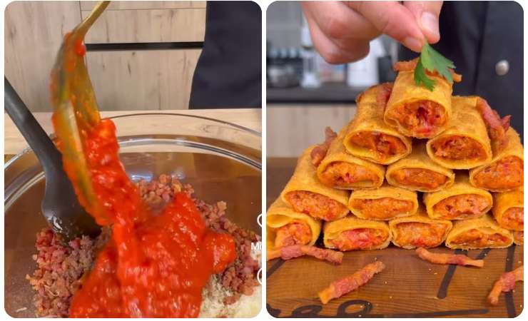 ingredienti per i cannelloni fritti