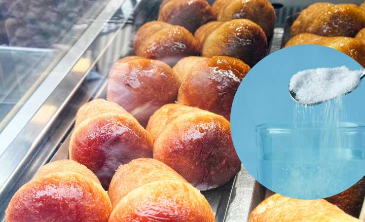 babà e acqua con zucchero