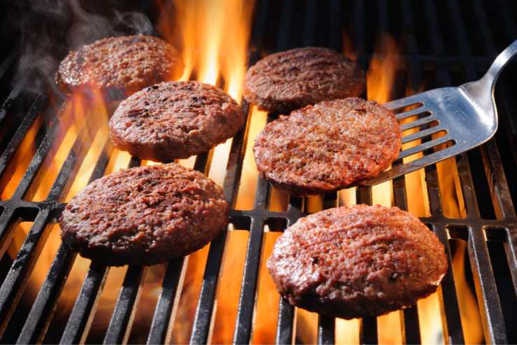hamburger che si cuocciono