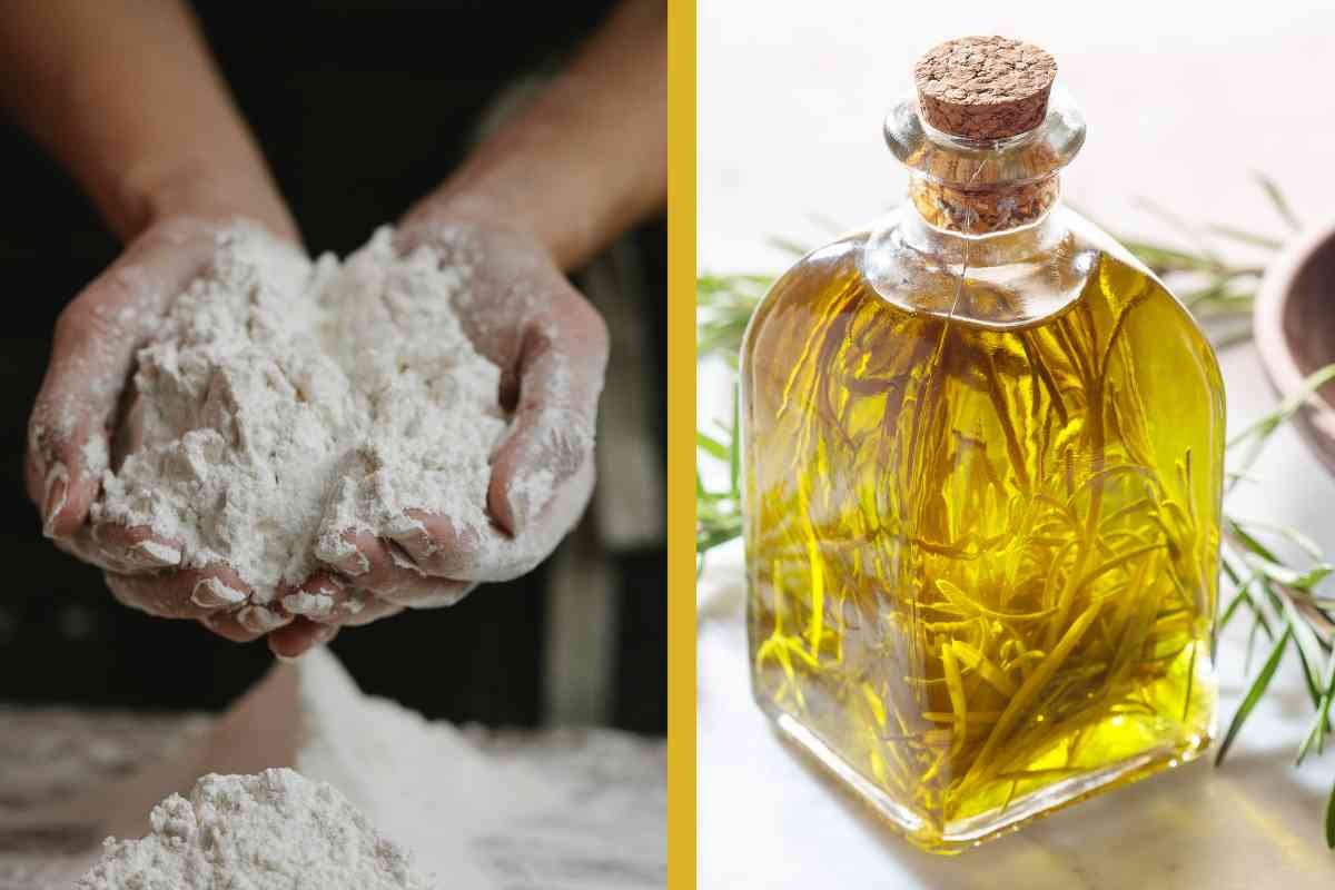 Olio e farina