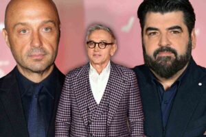 collage bastianich, barbieri e cannavacciuolo