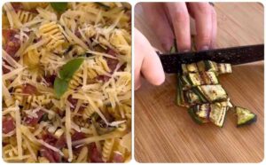 Tagliare le zucchine