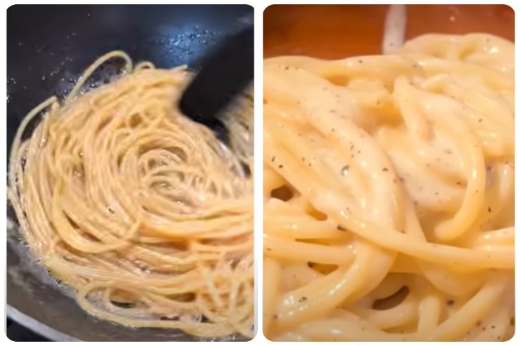 Spaghetti cacio e pepe