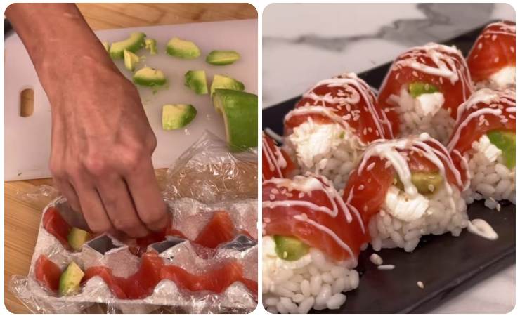 preparazione sushi