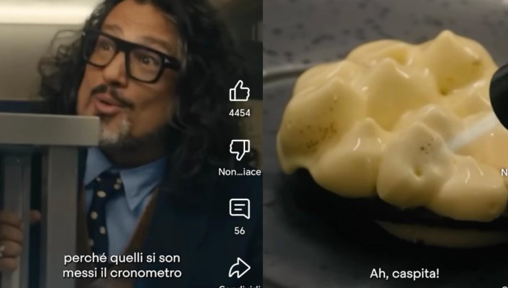 Collage di Alessandro Borghese e un dolce a 4 Ristoranti