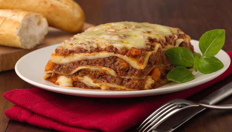 Piatto di lasagna
