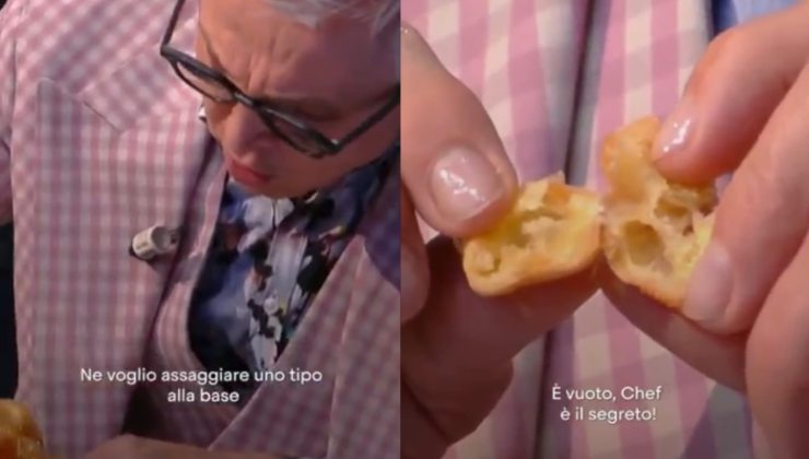 Collage di Bruno Barbieri a Masterchef Italia