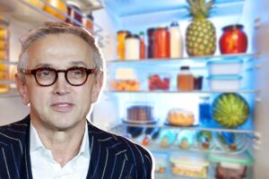 Bruno Barbieri e un frigo pieno