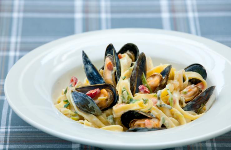 tagliatelle con le cozze