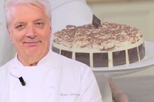 iginio massari e torta al tiramisù
