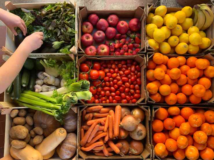 Banco della frutta e della verdura