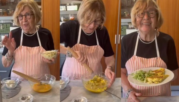 Preparazione frittata di riso di Anna Moroni