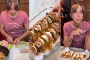 Benedetta Parodi prepara involtini di pesce spada