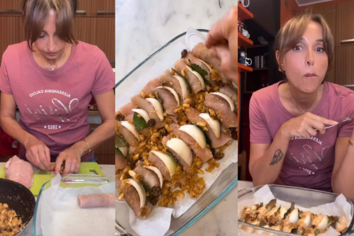 Benedetta Parodi prepara involtini di pesce spada