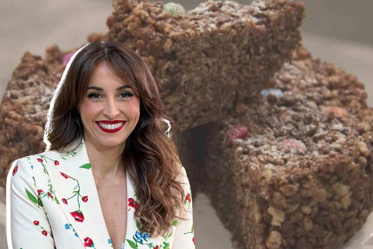 Benedetta Parodi e torta al cioccolato