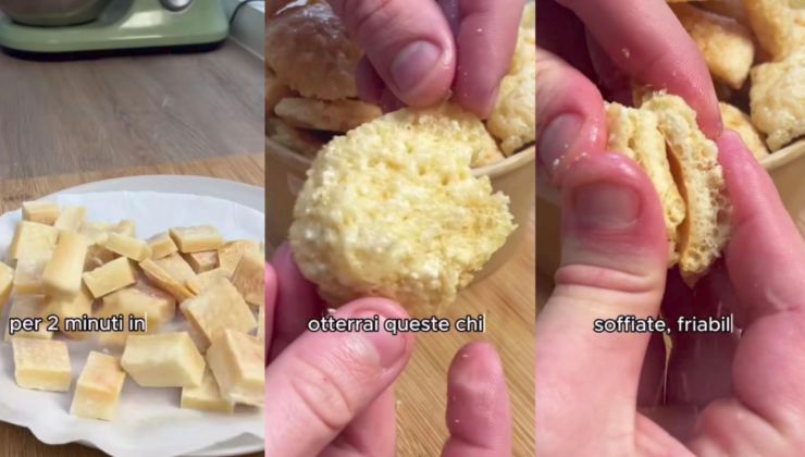 Chips di parmigiano