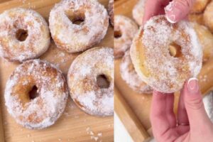 Ciambelle dolci zuccherate