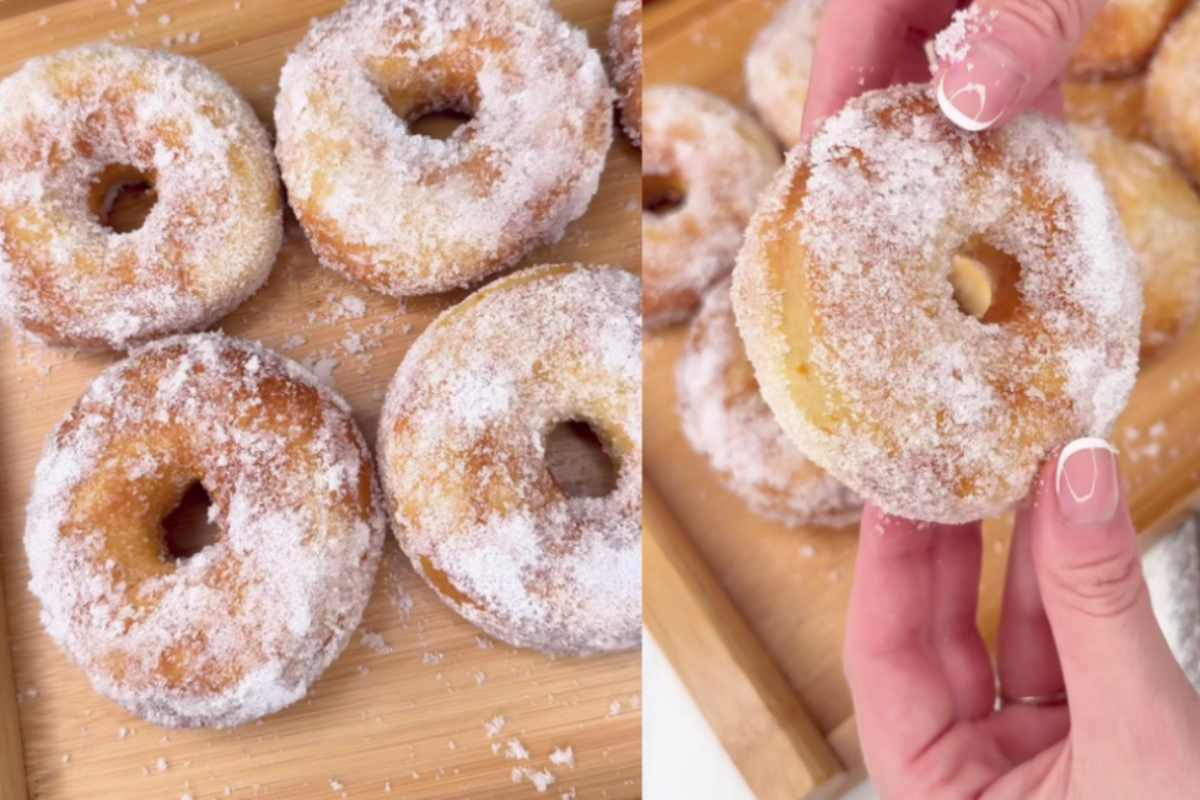 Ciambelle dolci zuccherate