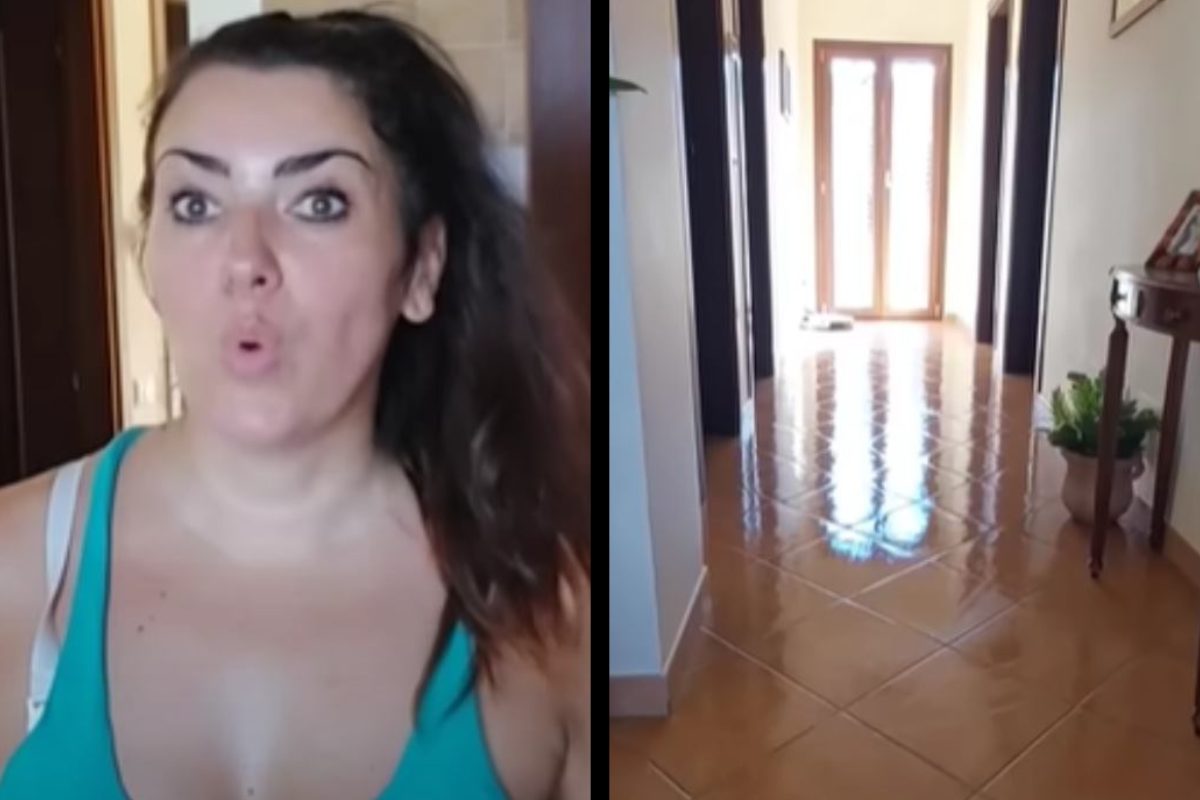 La youtuber Federicasweet2 mostra la ricetta per lavare i pavimenti come negli hotel