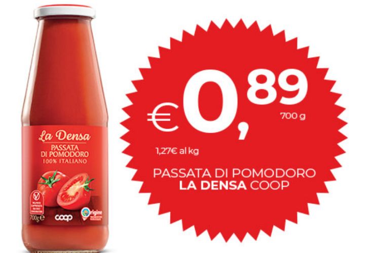 passata coop e prezzo