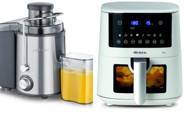 centrifuga elettrica e friggitrice ad aria 