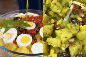 insalata di patate con le uova