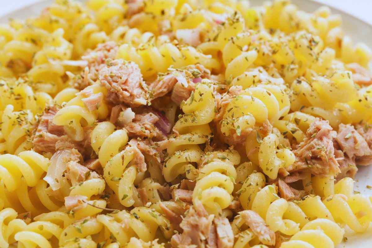 fusilli col tonno