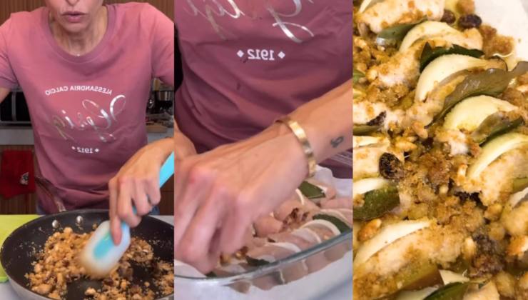 Preparazione degli involtini di pesce spada