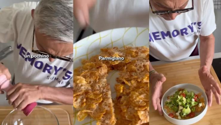 Bruno Barbieri prepara l'insalata croccante