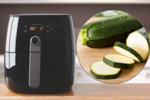 Friggitrice ad aria e zucchine