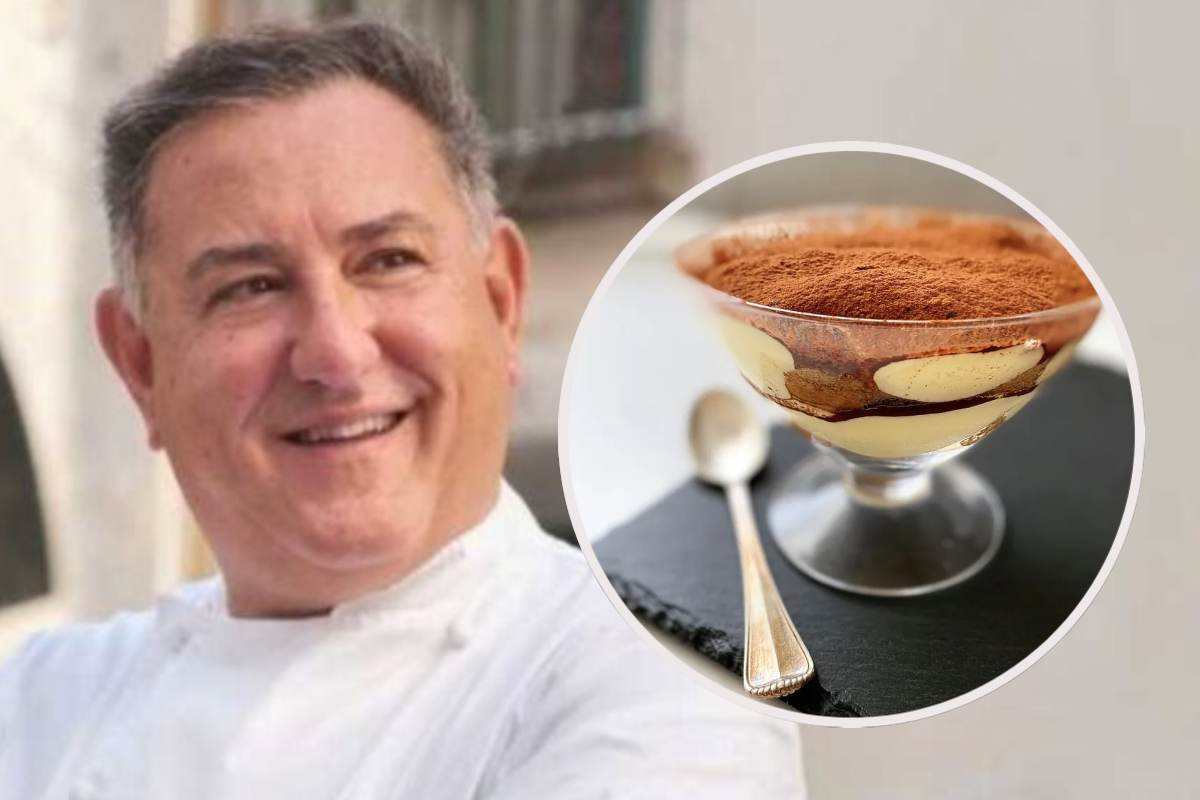 sal de riso e tiramisù in icona