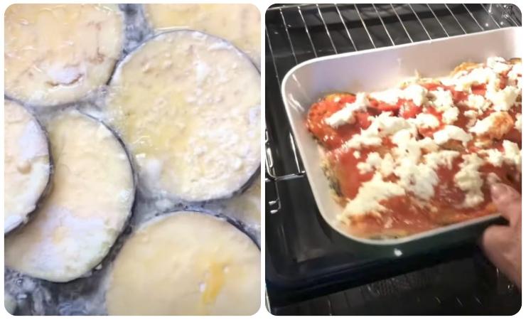 melanzane in olio e parmigiana in teglia
