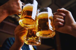 calici di birra