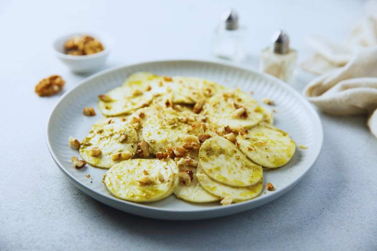 zucchine in un piatto