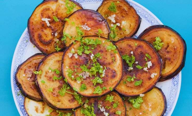 melanzane sul piatto