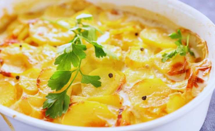 patate gratinate
