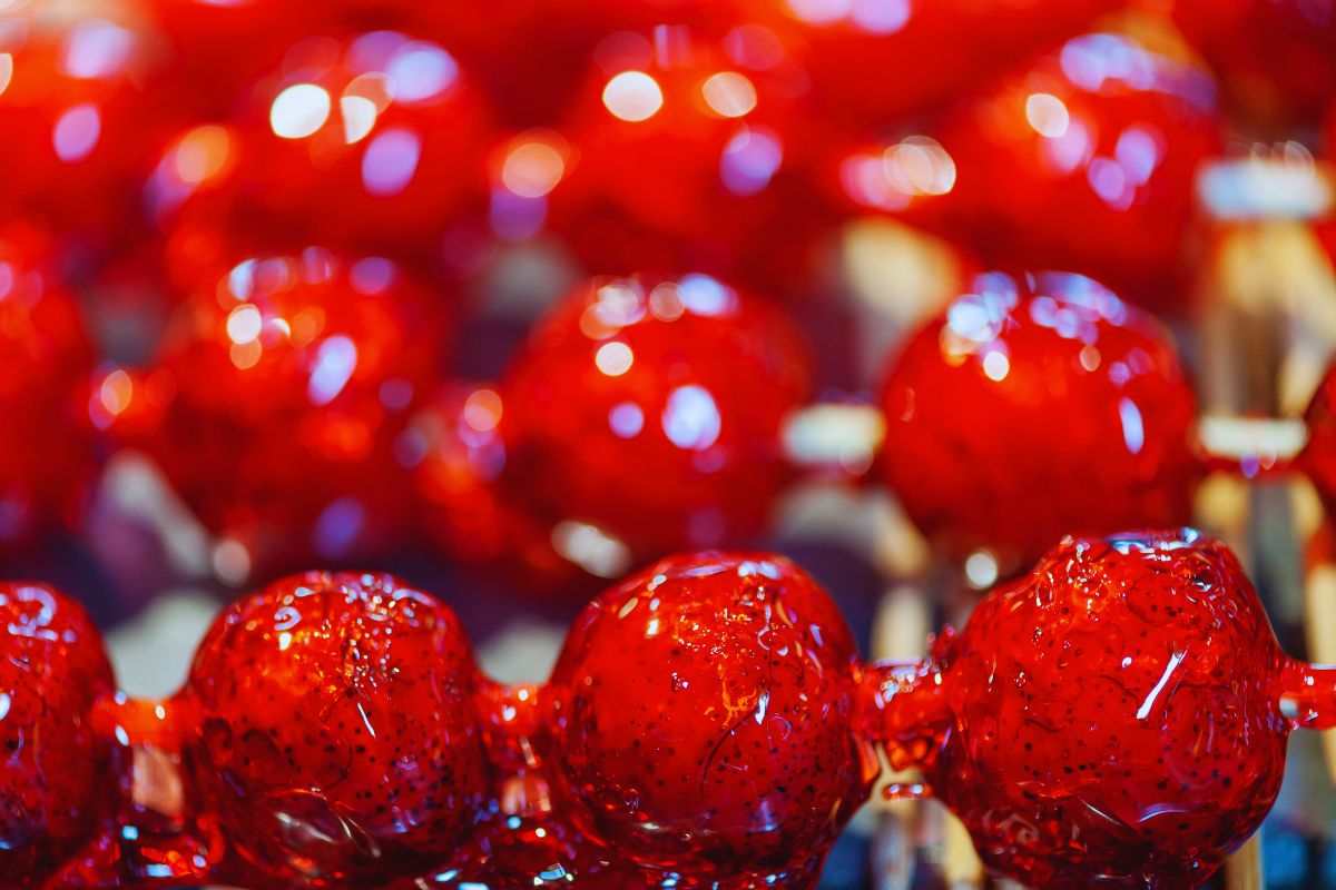 frutta caramellata spiedini