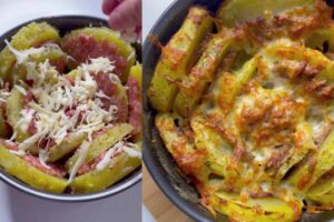 Torta salata con salsiccia e patate